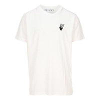 Off-White Arrow Painting Printing Short Sleeve White OMAA027F20FAB0040110