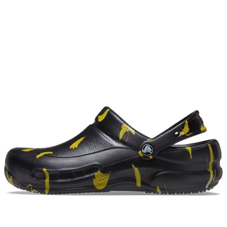 Crocs Bistro Graphic Clogs 'Black Yellow' 204044-064