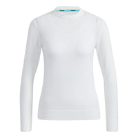 (WMNS) adidas Play Green Pullover Sweater Asia Sizing 'White' HA5845