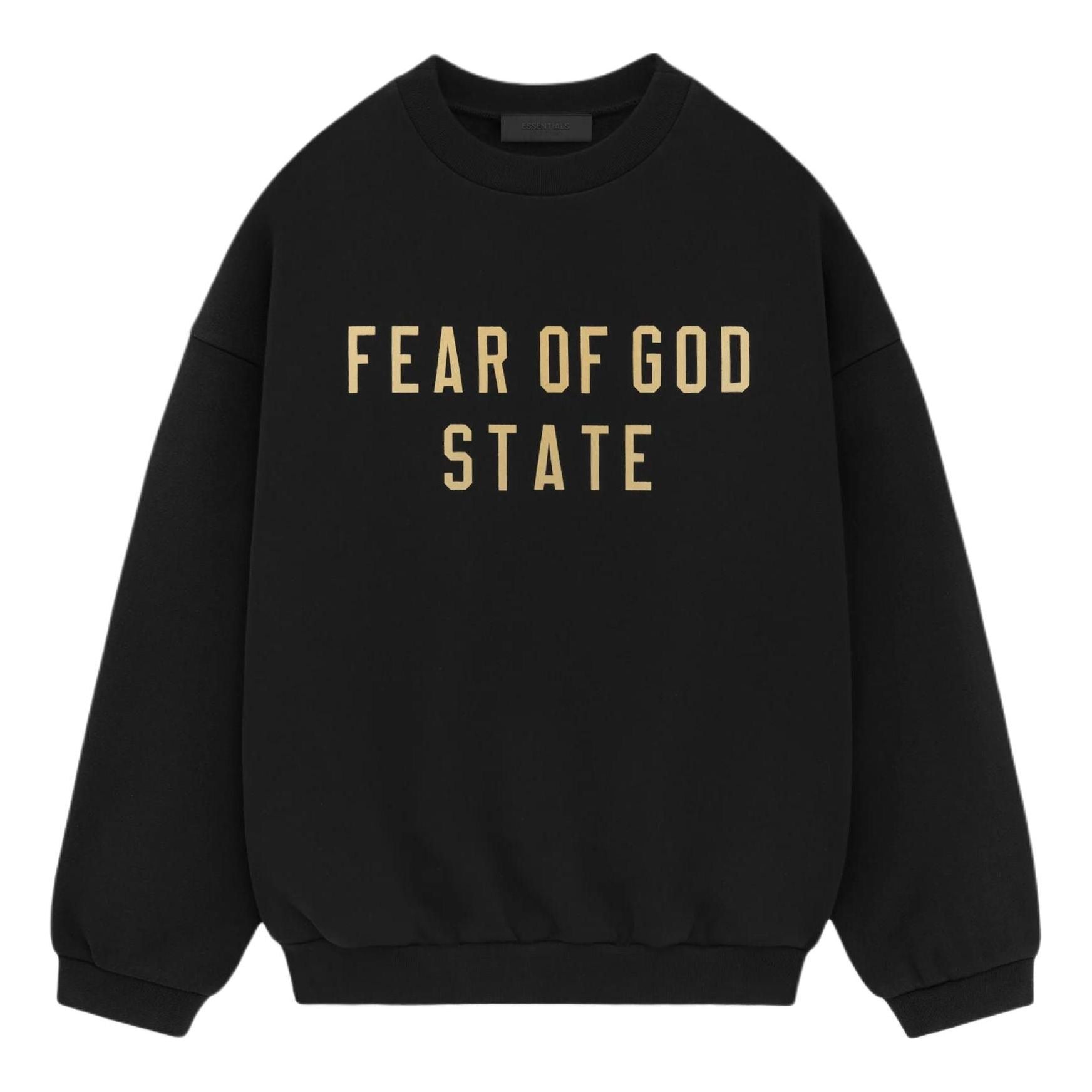 Fear of God Essentials Fleece Crewneck 'Black' 192BT246260F