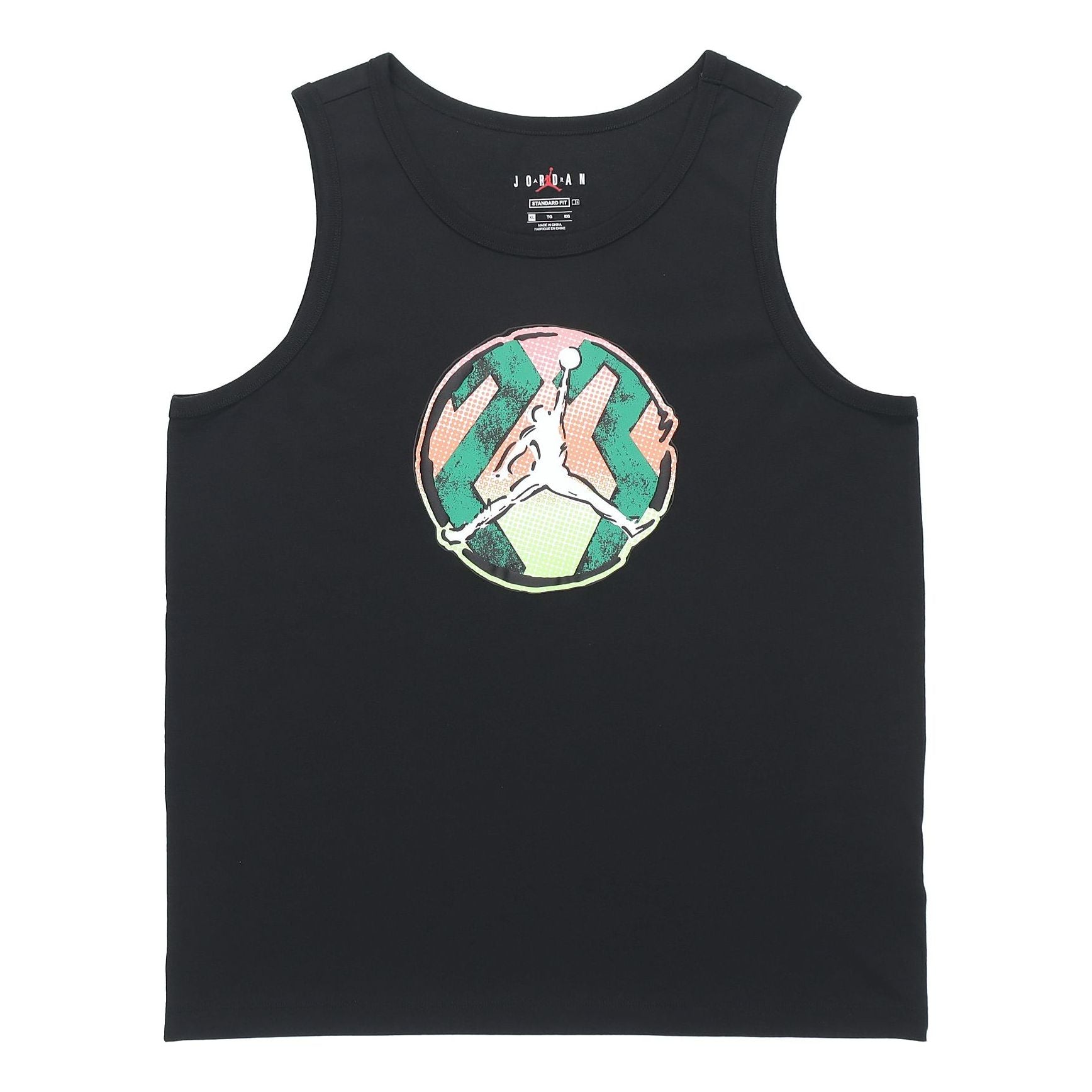 Men's Air Jordan Sport Dna Printing Casual Sports Running Black Vest CZ8296-010