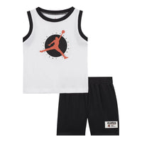 (GS) Air Jordan MJ Flight MVP Jersey Set 'White' 65C374-G0T