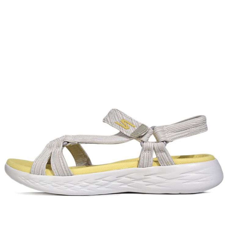 (WMNS) Skechers Cozy Lightweight Casual Sandals Beige 15319-GYYL