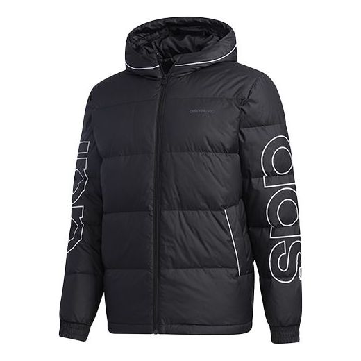 adidas neo Athleisure Casual Sports Down Jacket Black GJ8803