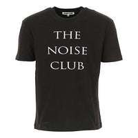 Men's McQ Alexander McQueen Round Neck Printing Alphabet Short Sleeve Black 291571-R0J27-1000