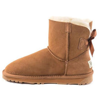 (WMNS) UGG Classic Mini Bailey Bow Brown OB365-CHE