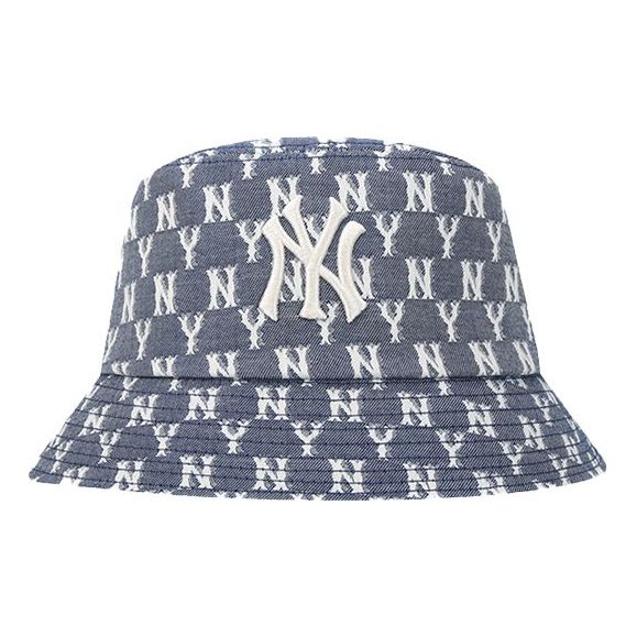 MLB Full Print Alphabet Retro Denim Navy Blue yc 32CPHV011YC