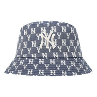 MLB Full Print Alphabet Retro Denim Navy Blue yc 32CPHV011YC