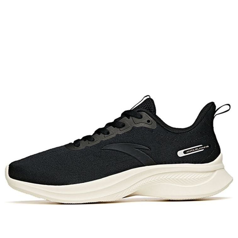 (WMNS) ANTA Running Series Sneakers Nitrogen 'Black White' 122235570S-1