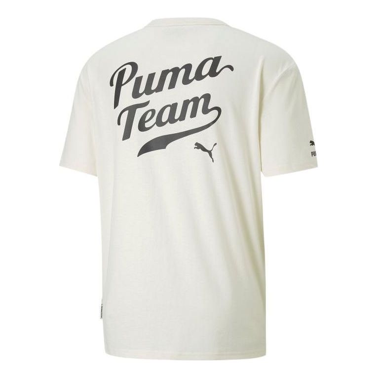 PUMA Word Team Graphic Tee 'White' 536929-65