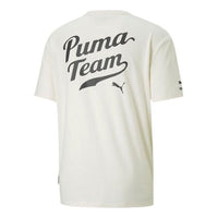 PUMA Word Team Graphic Tee 'White' 536929-65