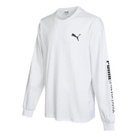 PUMA Handwriting Long Sleeve T-Shirt 'White' 539531-02