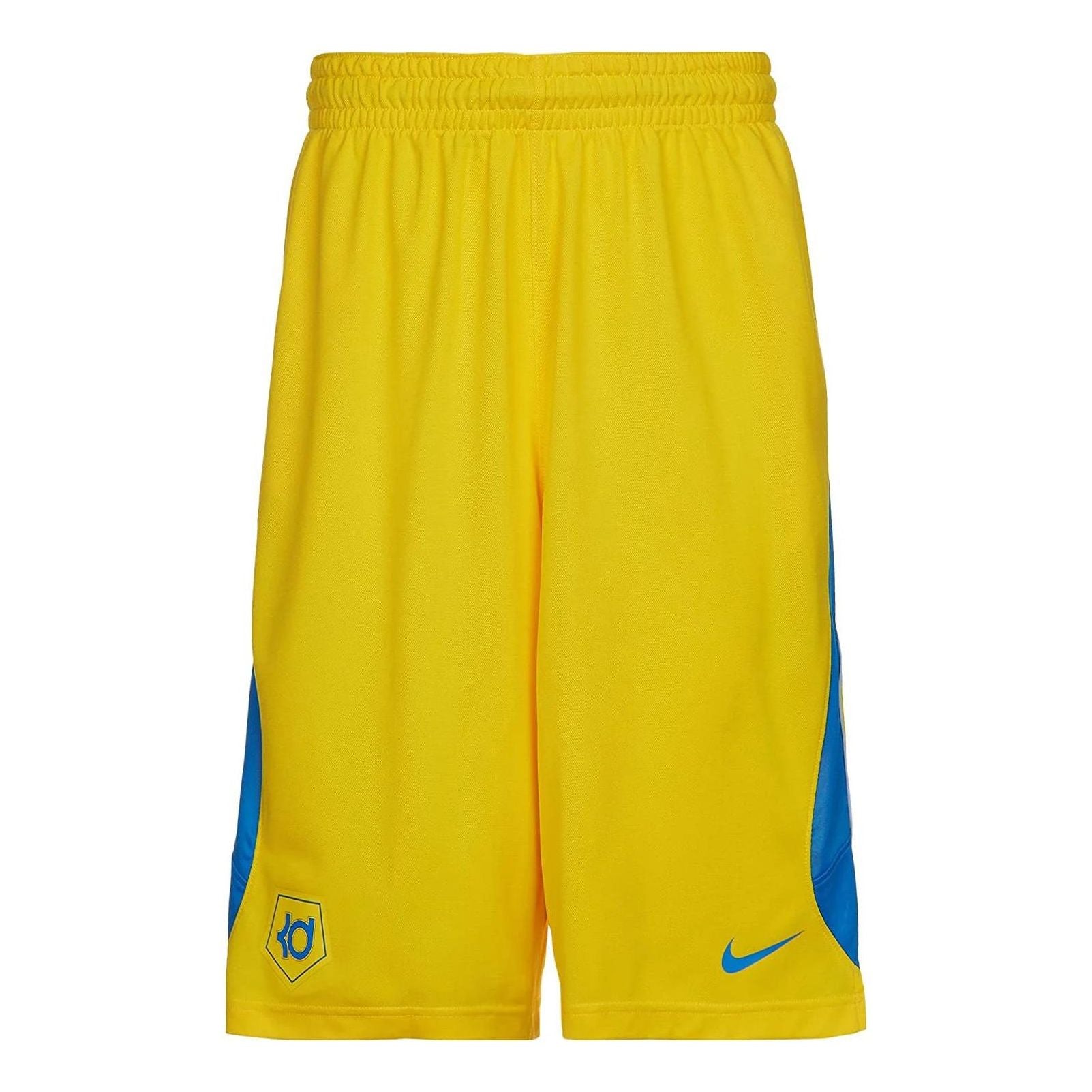 Nike Dri-Fit KD Basketball Shorts 'Yellow Blue' 521140-805
