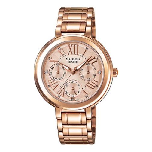 CASIO SHEEN Serieses Rose-gold Rose Gold Analog SHE-3034PG-9A