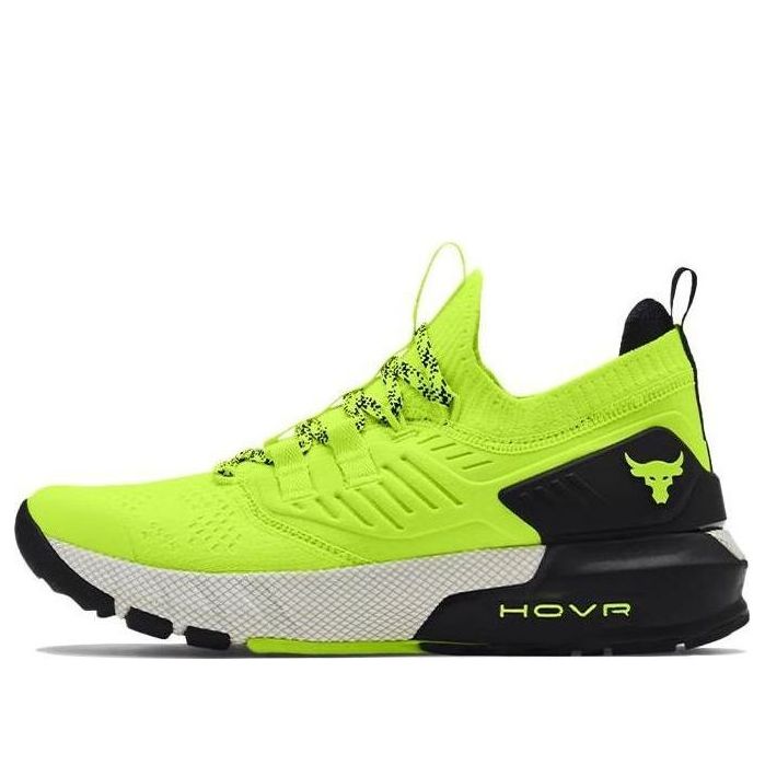(GS) Under Armour Project Rock 3 'High-Vis Yellow Black' 3023270-306