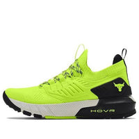 (GS) Under Armour Project Rock 3 'High-Vis Yellow Black' 3023270-306