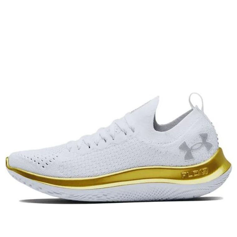 (WMNS) Under Armour Flow Velociti SE Metallic 'White Metallic Gold' 3025256-100
