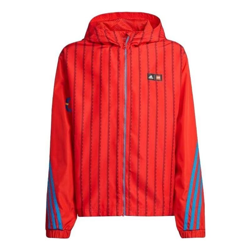 (GS) adidas x Classic Lego Windbreaker 'Red' HS1163