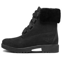 (WMNS) Timberland Jayne 6 Inch Waterproof Convenience Boots 'Black Nubuck with Fur' A25AM
