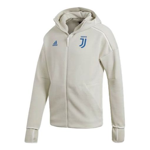 adidas Juve Zne Hd 3.0 Juventus Sports Hooded Jacket White DX9213