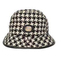 Gucci Houndstooth Fedora Hat 'Black' 577731-3HI48-9060