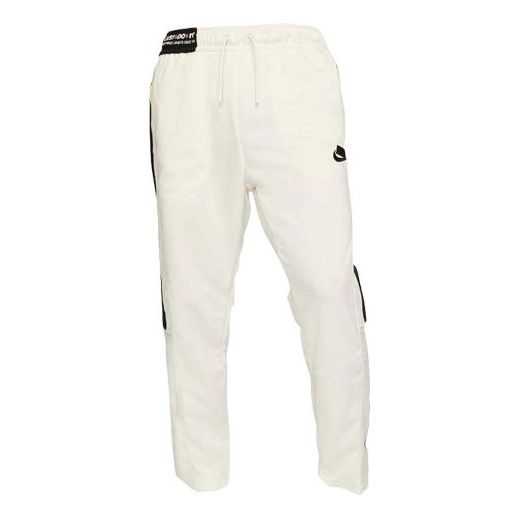 Nike Loose Alphabet Sports Long Pants Creamy White CJ5047-133