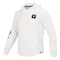 Under Armour Project Rock Terry Hoodie 'Ivory Black' 1377428-130