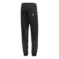 adidas originals Men's Big Trefoil Outline Track Pants Black GE0851