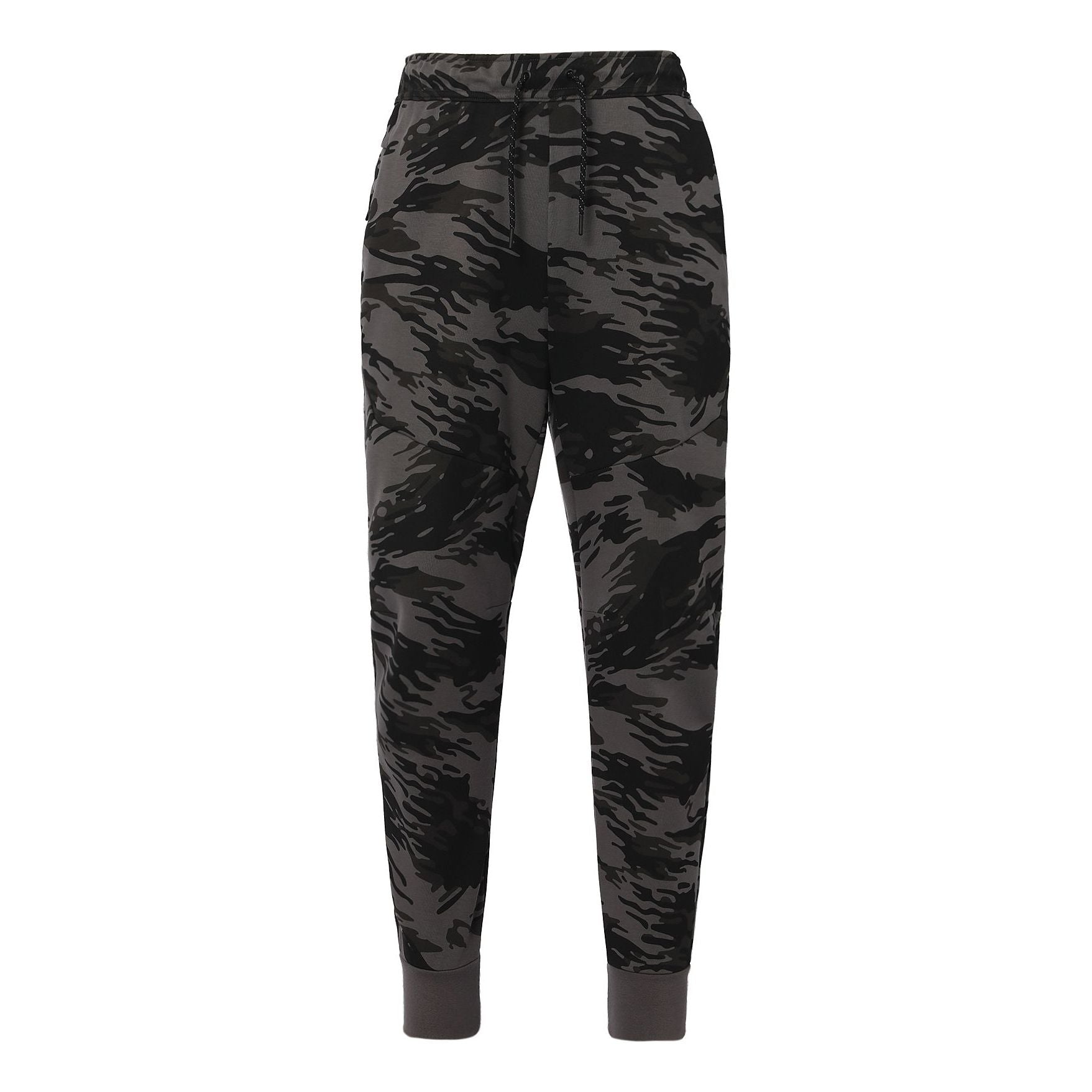 Nike Tech Fleece Camouflage Printing Casual Bundle Feet Long Pants Iron gray CU4498-068