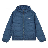 New Balance Logo Casual Down Jacket Asia Sizing 'Blue' AMJ13338-AT