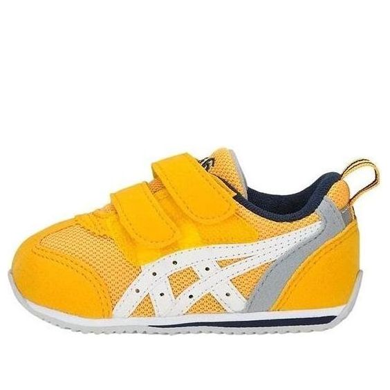 (TD) ASICS Idaho Baby 3 Running Shoes Yellow/White TUB165-800