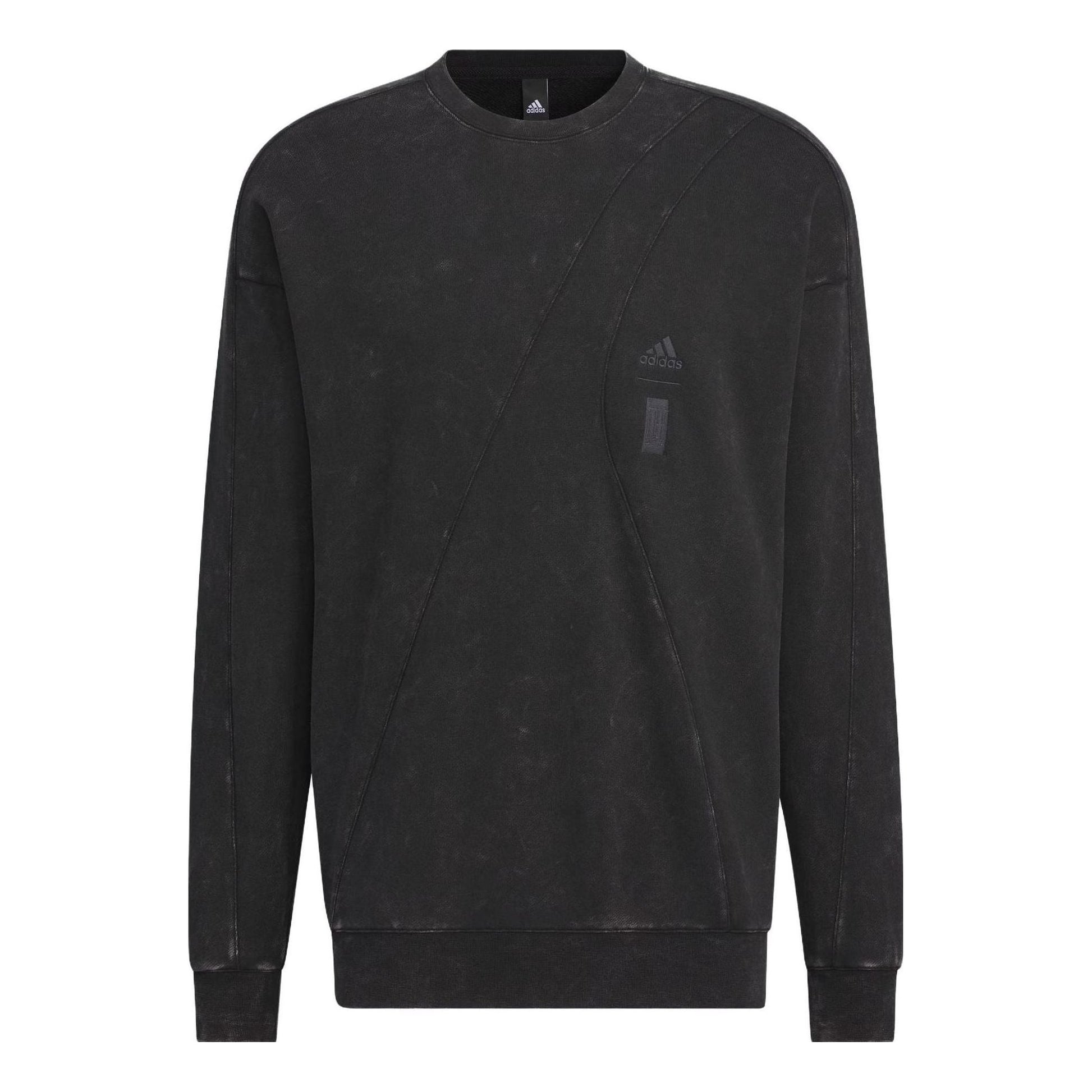 adidas Wuji Dye Crew Sweatshirt 'Black' IS0453