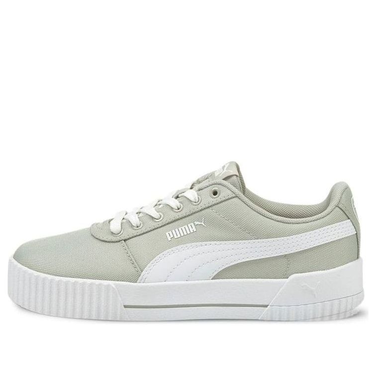 (WMNS) PUMA Carina Canvas Sneakers Green 368669-07