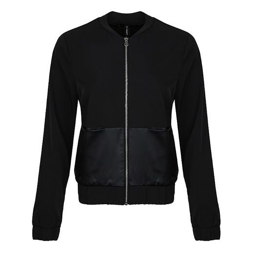 (WMNS) adidas neo Cs Mat Bk Bbr Athleisure Casual Sports Jacket Black DU2411
