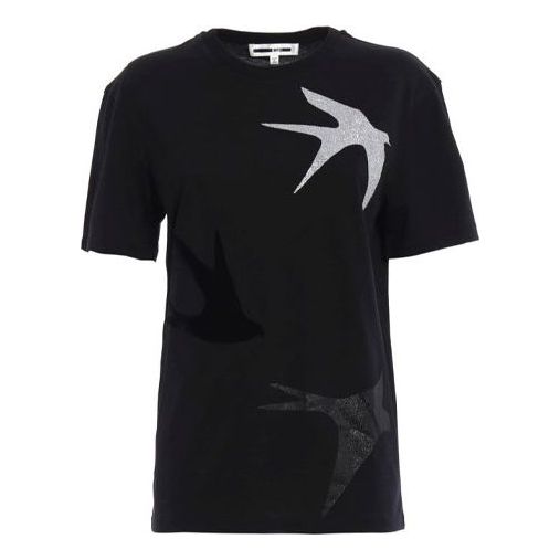 McQ Alexander McQueen Casual Short Sleeve Black 318978-RGH75-1000