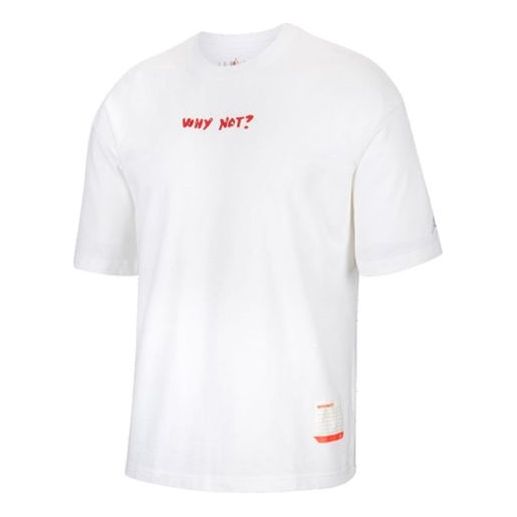 Air Jordan Men's Why Not Series Short Sleeve White CW4258-100