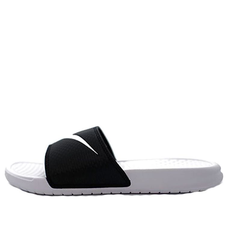 Nike benassi JDI White Athleisure Casual Sports Shoe Black White 312618-019