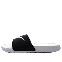 Nike benassi JDI White Athleisure Casual Sports Shoe Black White 312618-019