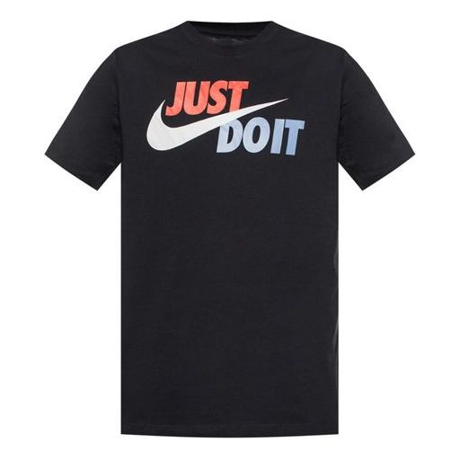 Nike Just Do It Printing Short Sleeve Black AR5006-010