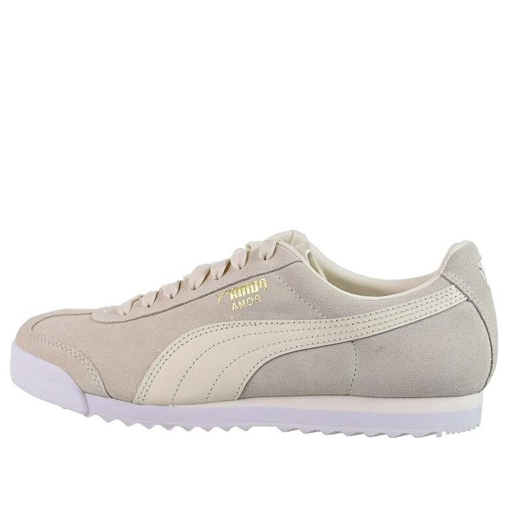 PUMA Roma Suede Running Shoes White/Grey 365437-07