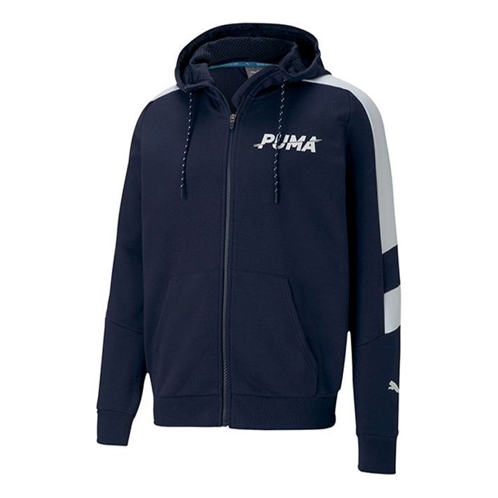 PUMA Modern Sports Full-Zip Jacket 'Navy' 585186-06