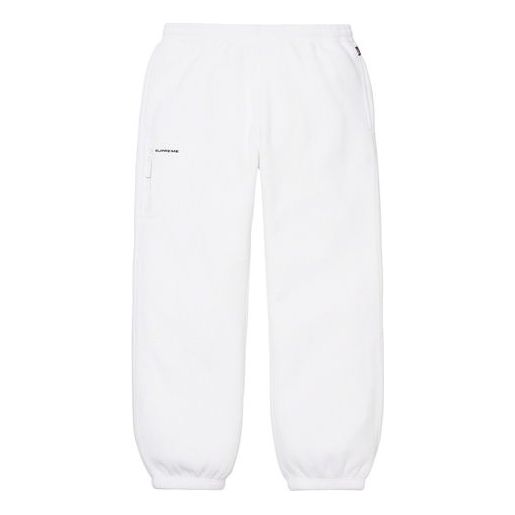 Supreme FW19 Week 17 Polartec Pant Wool Pants White SUP-FW19-10807