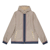 Gucci Nylon Jacket With Geometric G Motif 'Ivory Blue' 690272-ZAIXL-9093