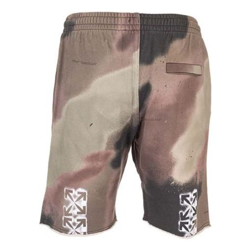 Off-White FW20 Arrows Sports Shorts Men Green OMCI006E20FLE0026001