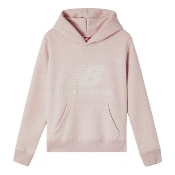 (WMNS) New Balance Knit hooded Fleece Lined Pink AWT93579-CS1