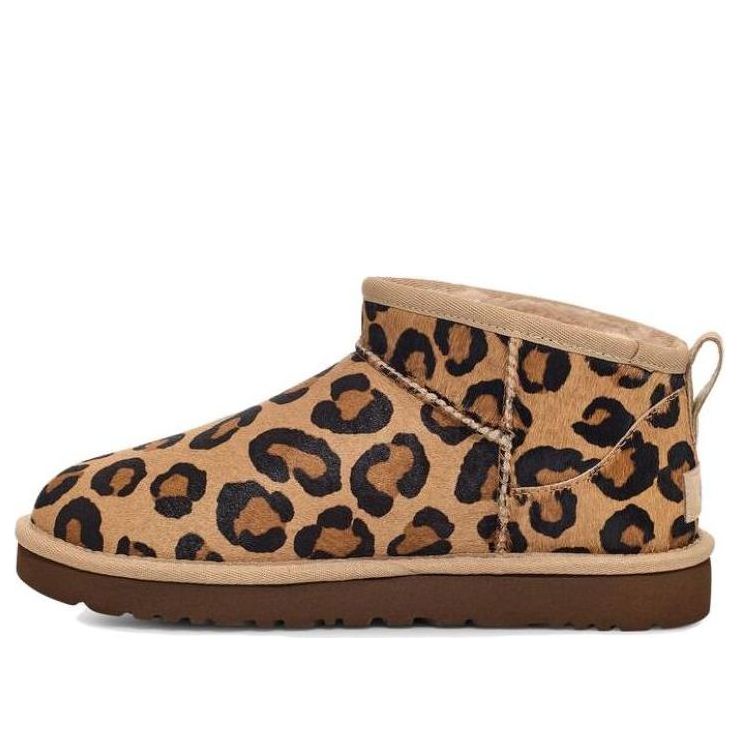 (WMNS) UGG Classic Ultra Mini Spotty Boot 'Leopard' 1134523-NAT