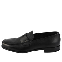 (WMNS) PRADA Saffiano Penny Loafers 'Black' 2DB178_053_F0002