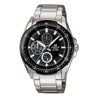 CASIO EDIFICE Stainless Steel Strap Mens SilverBlack Analog EF-336DB-1A1V2021