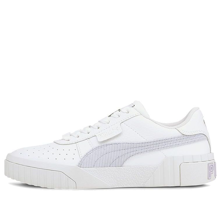 (WMNS) PUMA Cali Corduroy White/Grey Casual Board Shoes 374663-02