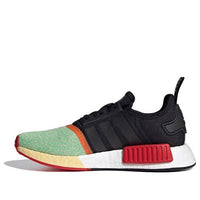 (GS) adidas originals NMD R1 J 'Black Green Red' FW1076